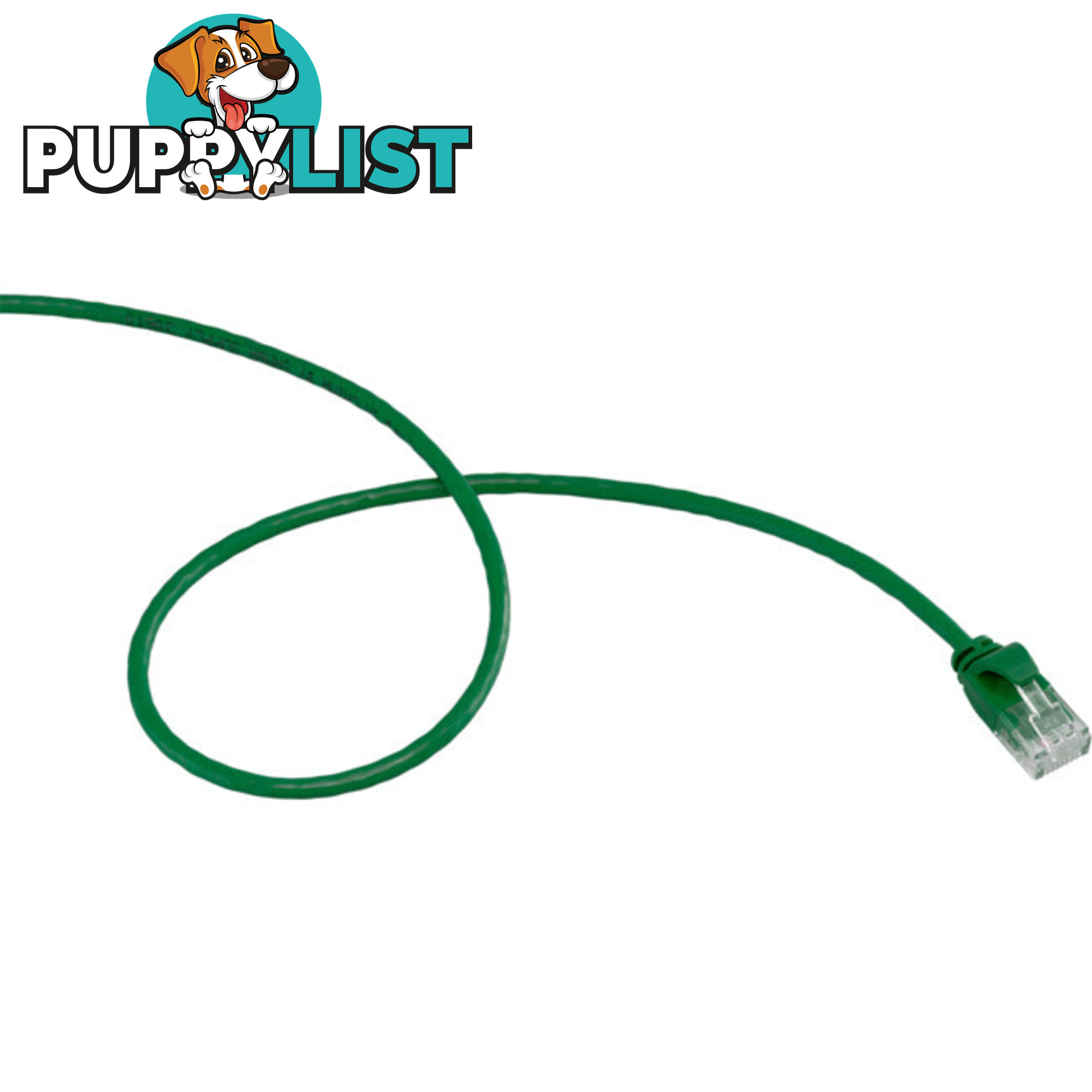 LC6SL0025GR 0.25M SLIM CAT6 PATCH LEAD GREEN ULTRA THIN