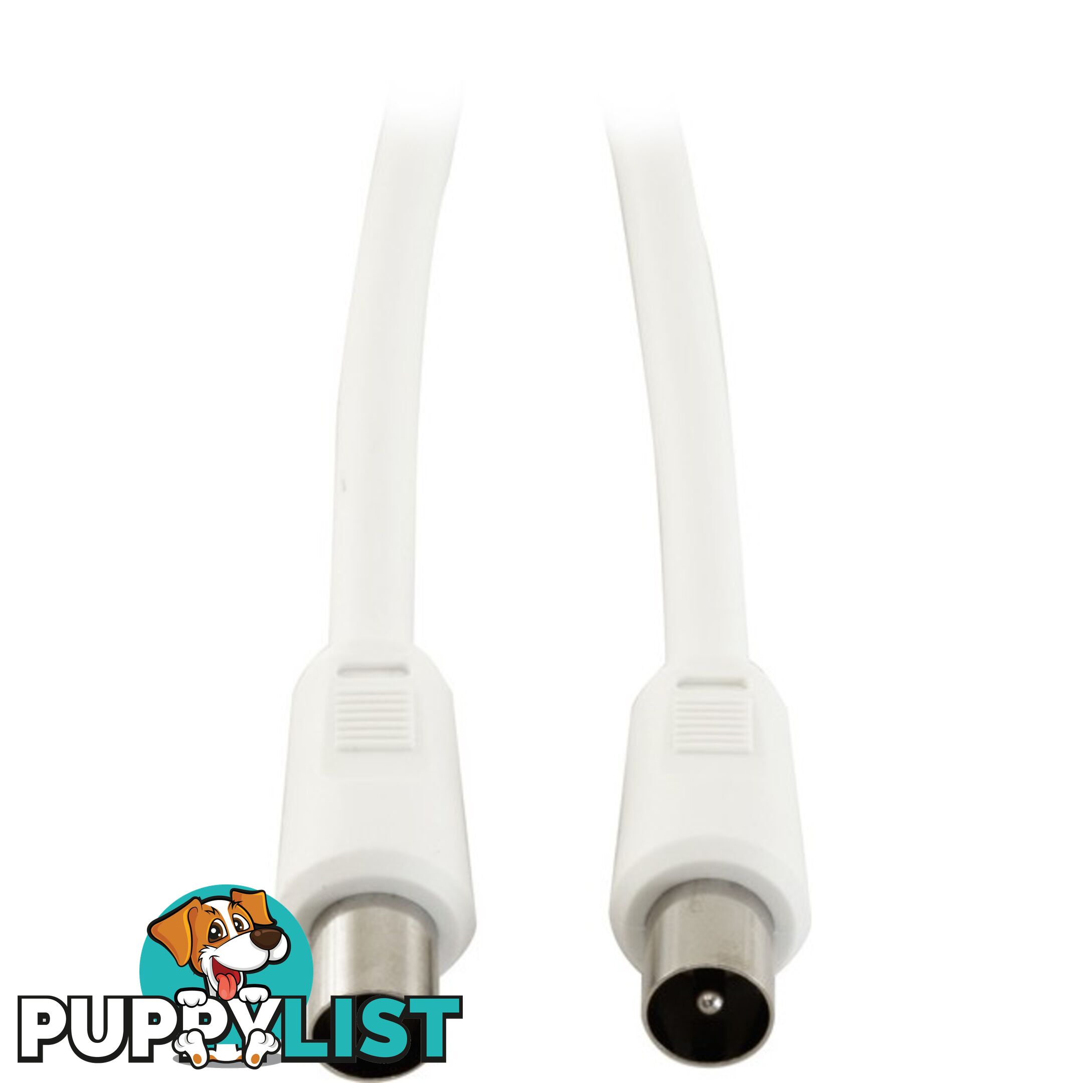 FL59Q-3PPW 3M RG59QUAD PAL FLYLEAD PAL PLUG TO PAL PLUG WHITE