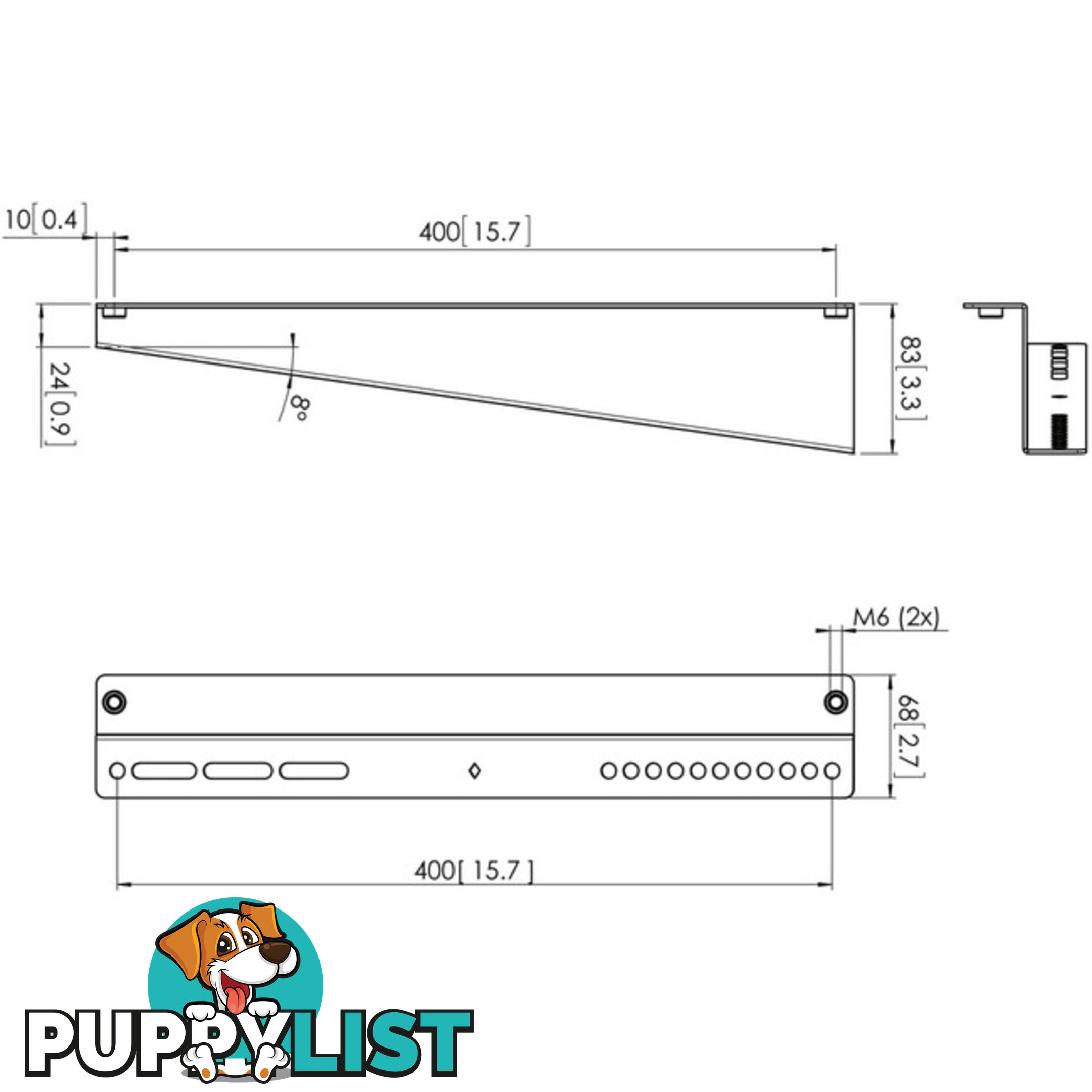 PFA9122 Z BRACKET FOR PFS3504 VOGELS