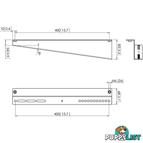 PFA9122 Z BRACKET FOR PFS3504 VOGELS