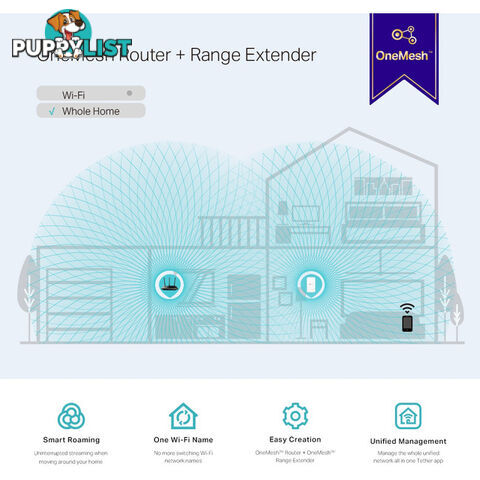 RE300 AC1200 MESH RANGE EXTENDER TP-LINK