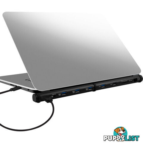 MSDOCK-B MACBOOK AND NOTEBOOK DOCK BLK USB CHARGER MICRO SD LAN