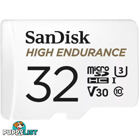 MSD32HE 32G MICRO SD CARD HIGH ENDURANCE 100MB SD ADAPTER