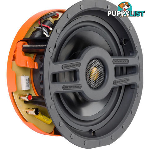 CS180R SLIM 8" 2 WAY CEILING SPEAKER MMP11 BASS AND C-CAM TWEETER