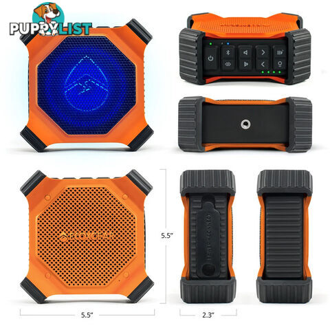 ECOEDGE+O WATER PROOF BLUETOOTH SPEAKER OUTDOOR ORANGE