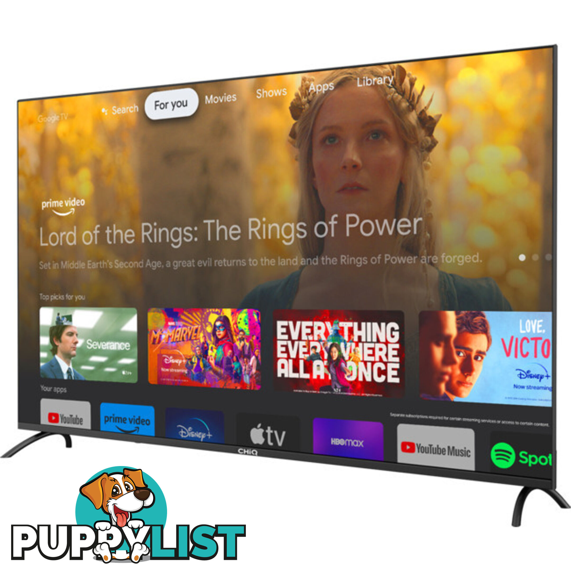 U58G7PG 58" LED 4K UHD GOOGLE TV FRAMELESS