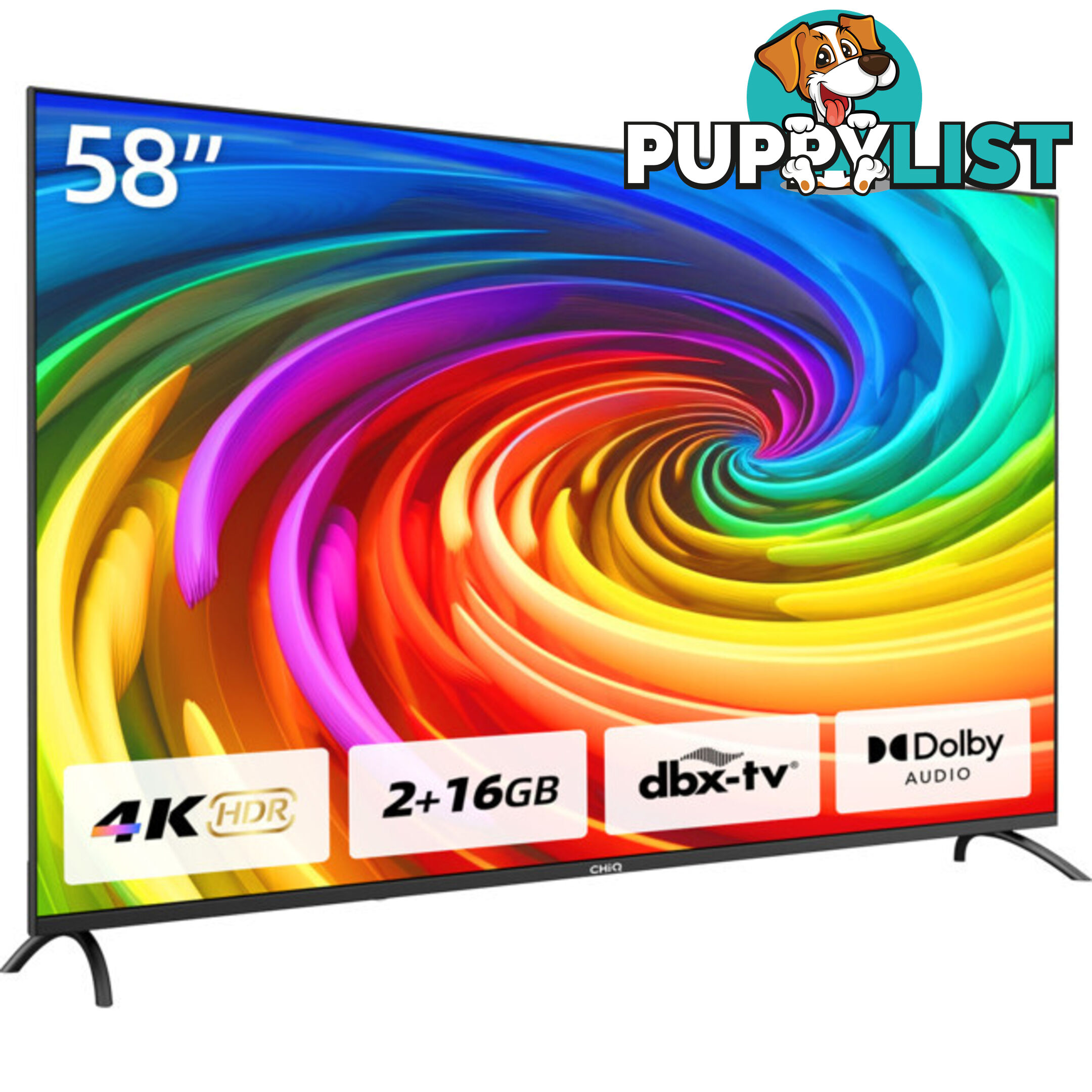 U58G7PG 58" LED 4K UHD GOOGLE TV FRAMELESS