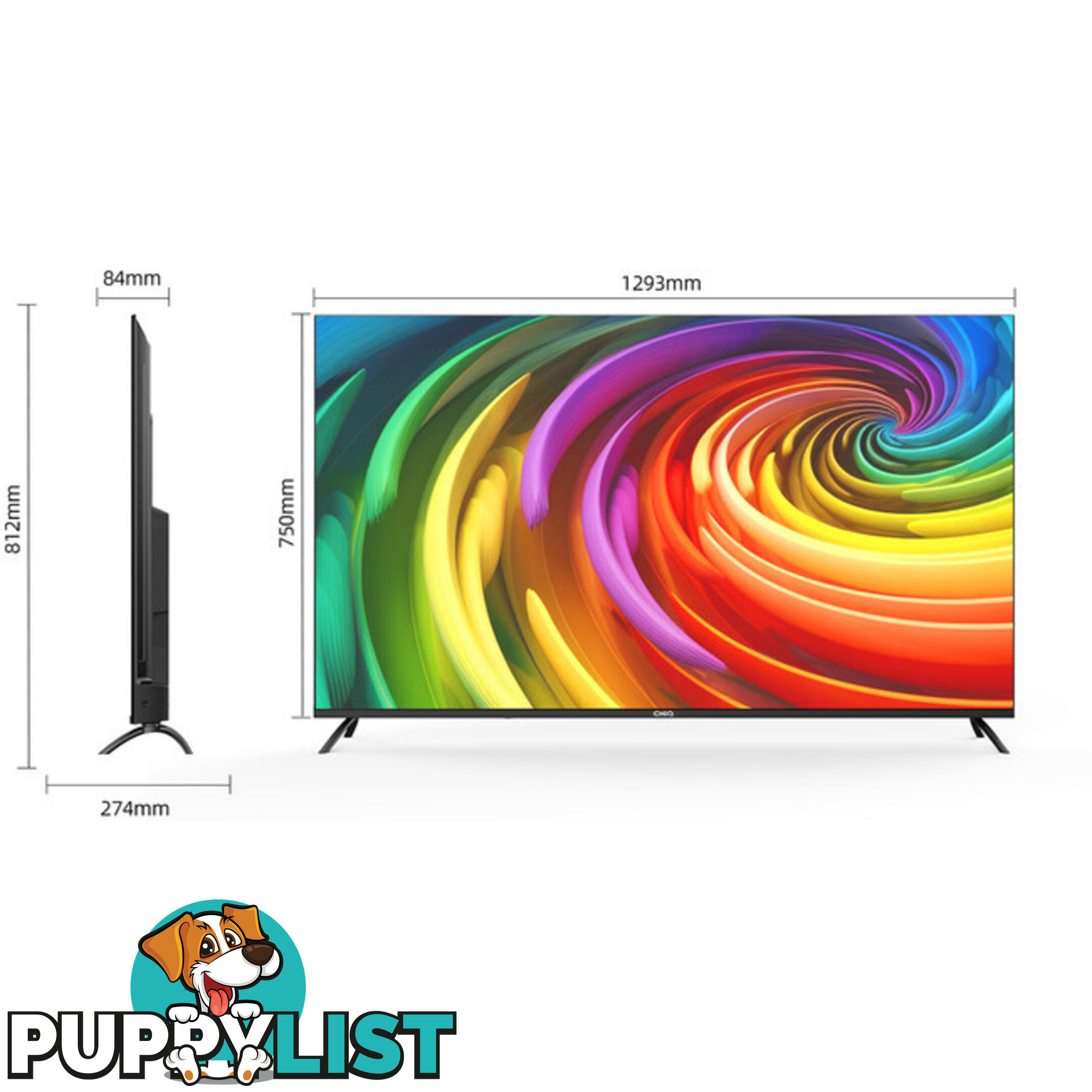 U58G7PG 58" LED 4K UHD GOOGLE TV FRAMELESS