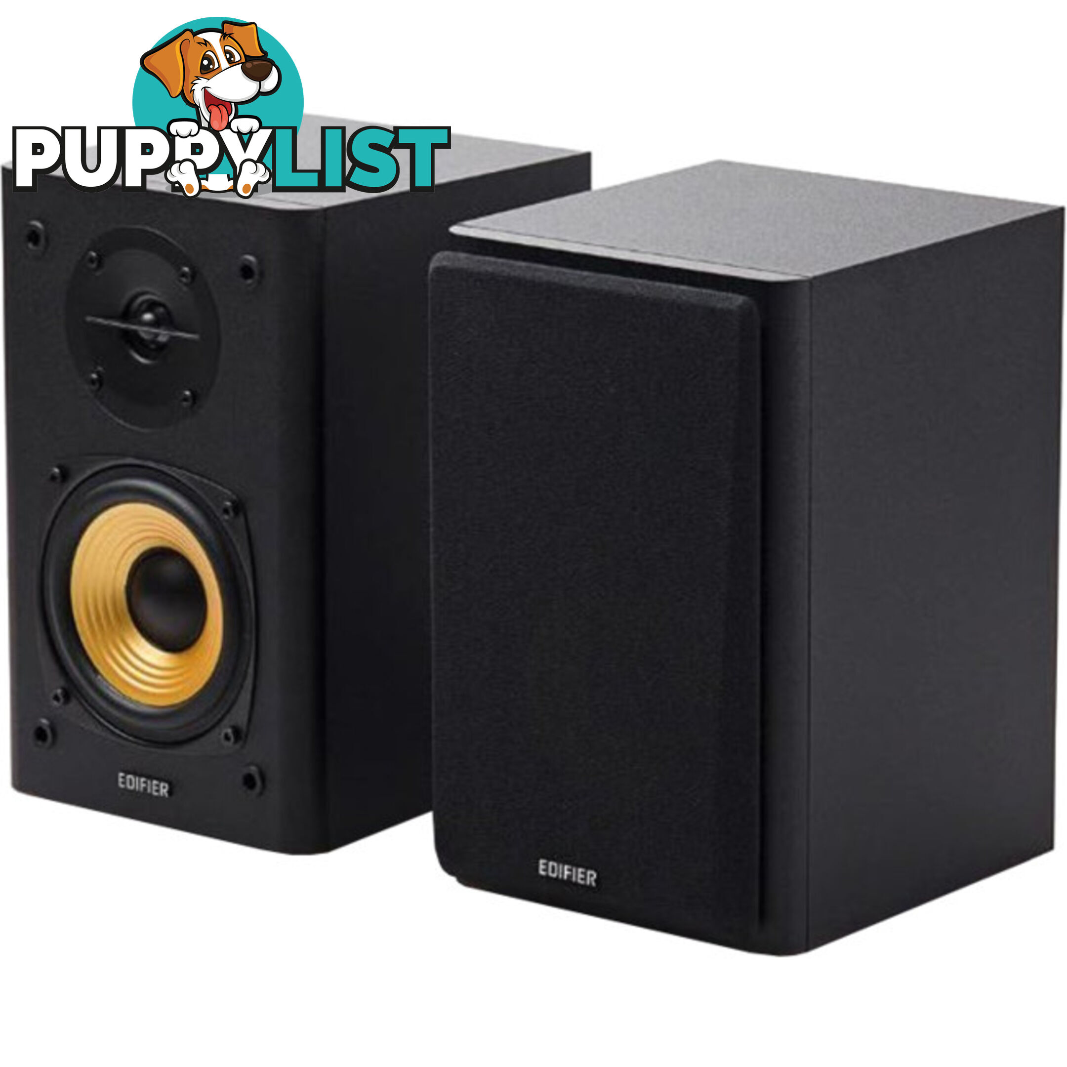 R1000T4BK BOOKSHELF SPEAKERS BLACK ACTIVE