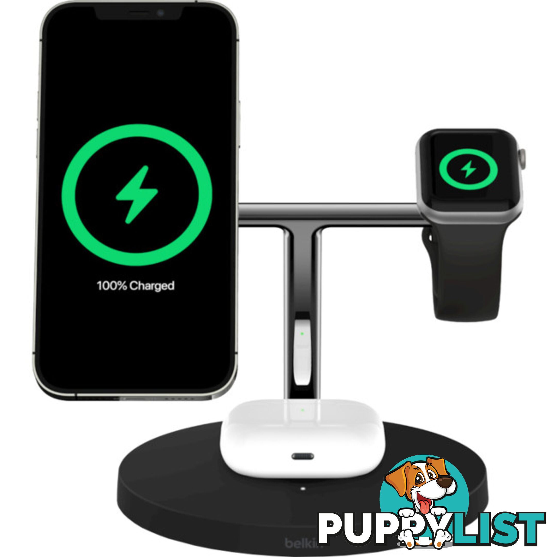 BCPCBK 3 IN 1 WIRELESS APPLE CHARGER BOOST CHARGE PRO