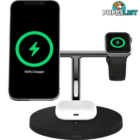 BCPCBK 3 IN 1 WIRELESS APPLE CHARGER BOOST CHARGE PRO