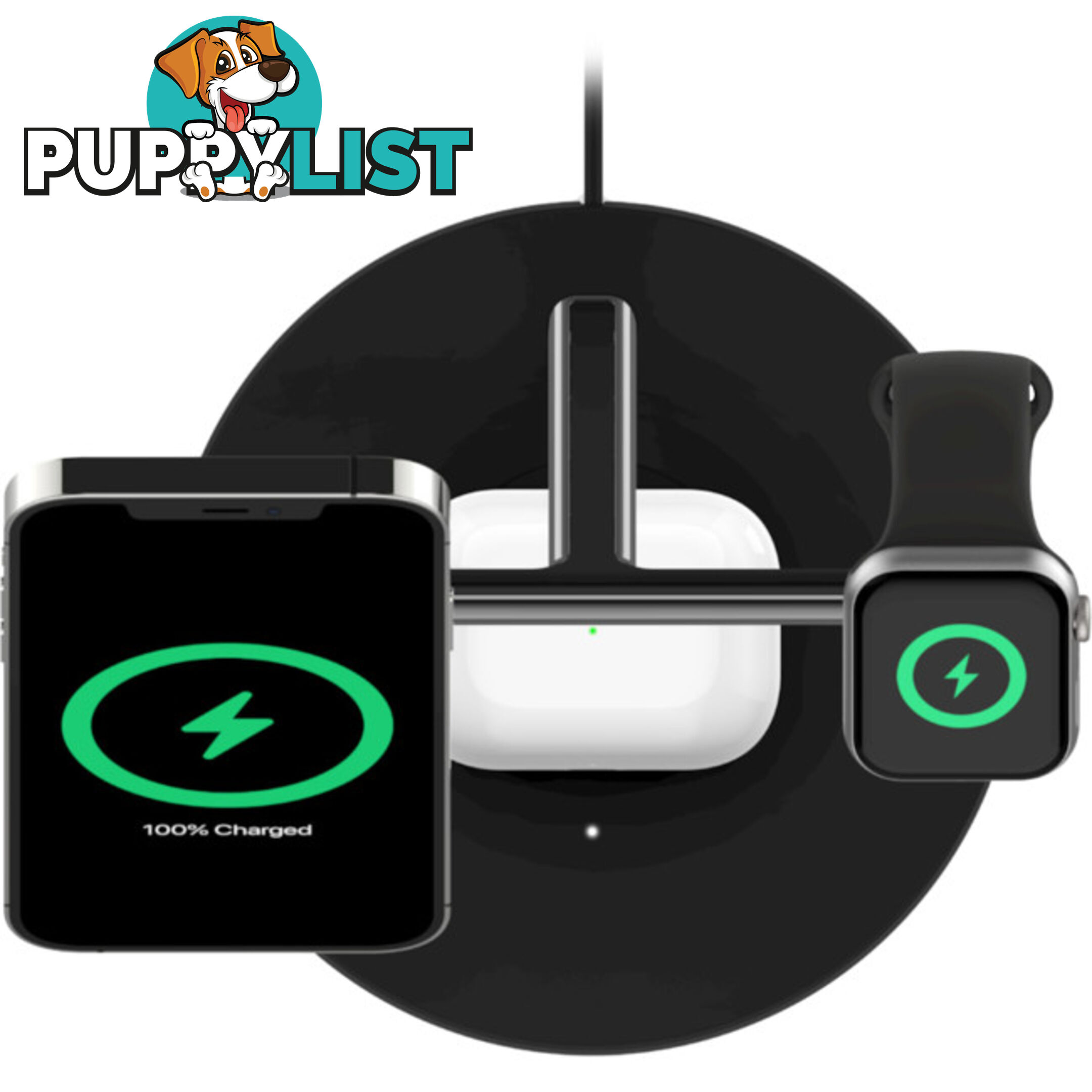 BCPCBK 3 IN 1 WIRELESS APPLE CHARGER BOOST CHARGE PRO