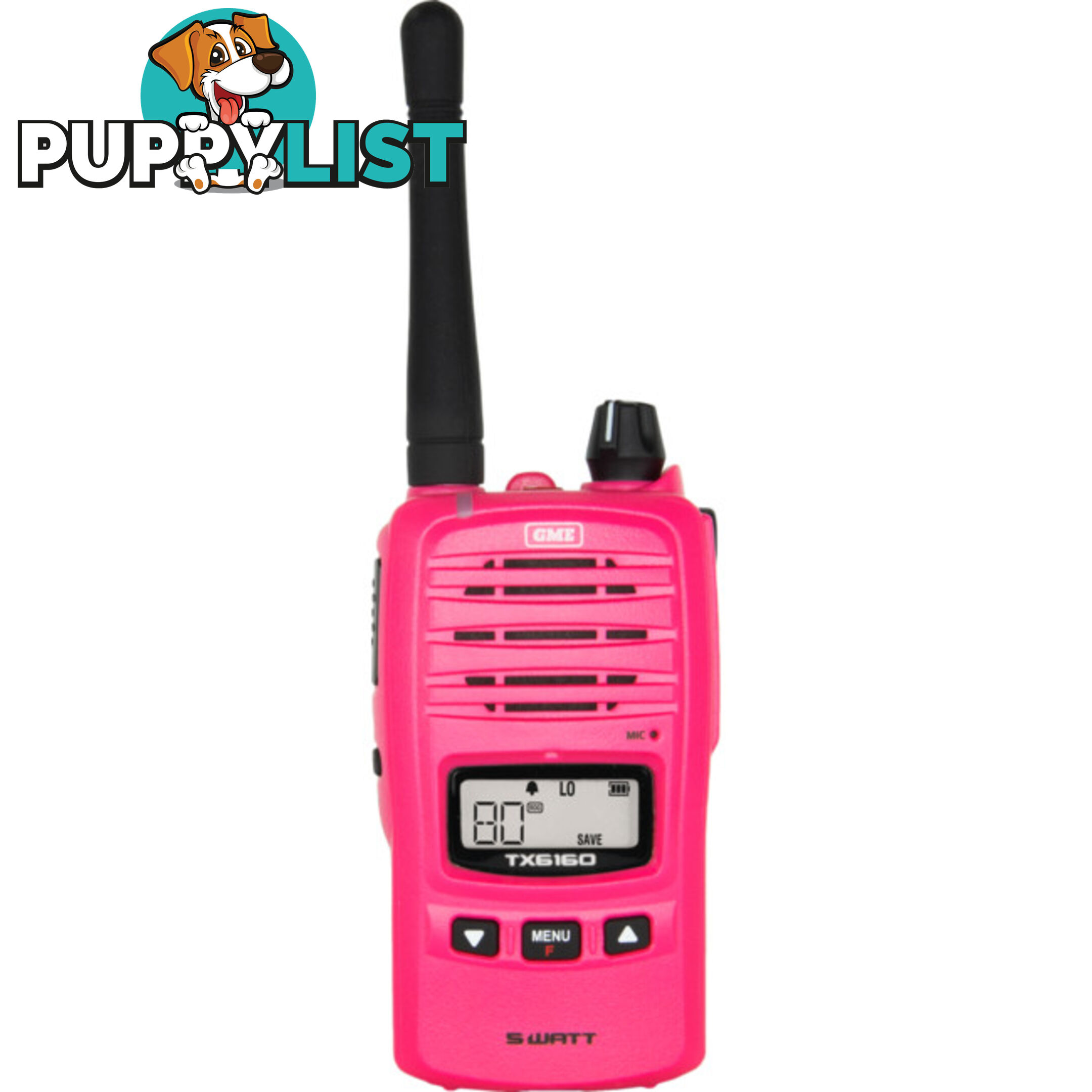 TX6160XMCG PINK 5W IP67 UHF CB HANDHELD MCGRATH FOUNDATION - PINK