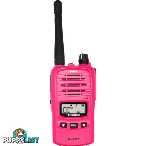 TX6160XMCG PINK 5W IP67 UHF CB HANDHELD MCGRATH FOUNDATION - PINK