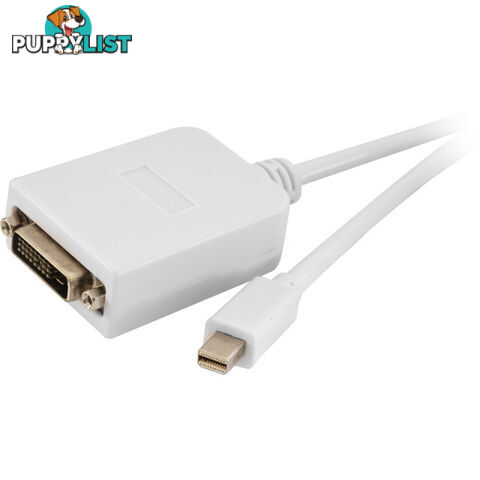 LC6163 MINI DISPLAYPORT TO DVI - 2M PLUG TO PLUG LEAD