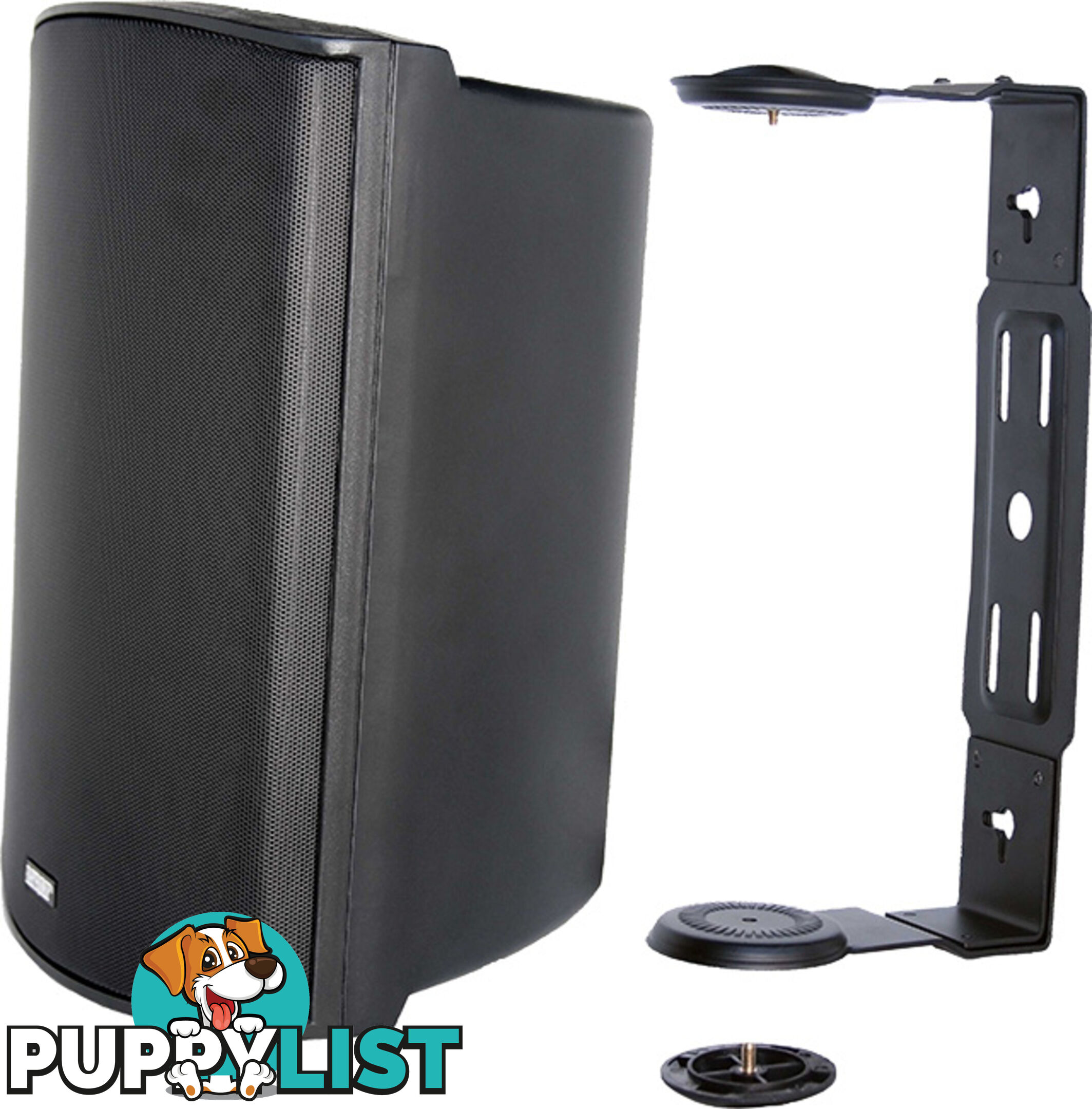 AWS602B 6.5" INDOOR/OUTDOOR SPEAKERS PAIR BLACK EARTHQUAKE