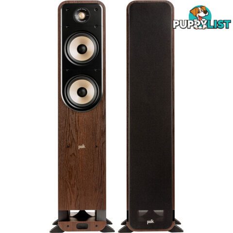 ES55BR SIGNATURE ELITE FLOOR STANDING SPEAKERS 2.5 WAY PAIR - BROWN