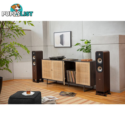 ES55BR SIGNATURE ELITE FLOOR STANDING SPEAKERS 2.5 WAY PAIR - BROWN