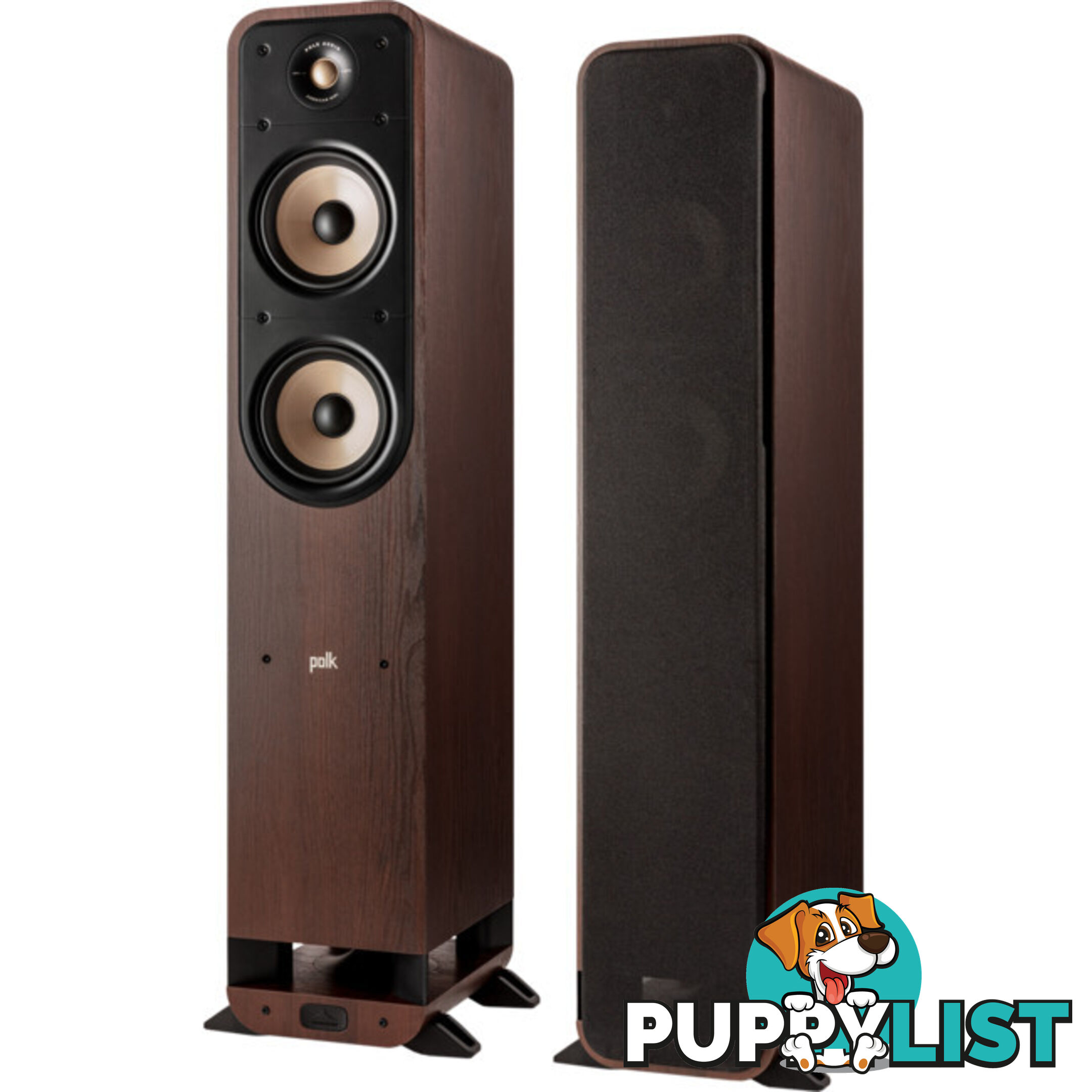 ES55BR SIGNATURE ELITE FLOOR STANDING SPEAKERS 2.5 WAY PAIR - BROWN