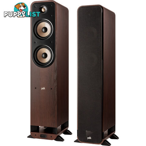 ES55BR SIGNATURE ELITE FLOOR STANDING SPEAKERS 2.5 WAY PAIR - BROWN