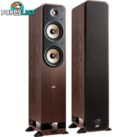 ES55BR SIGNATURE ELITE FLOOR STANDING SPEAKERS 2.5 WAY PAIR - BROWN