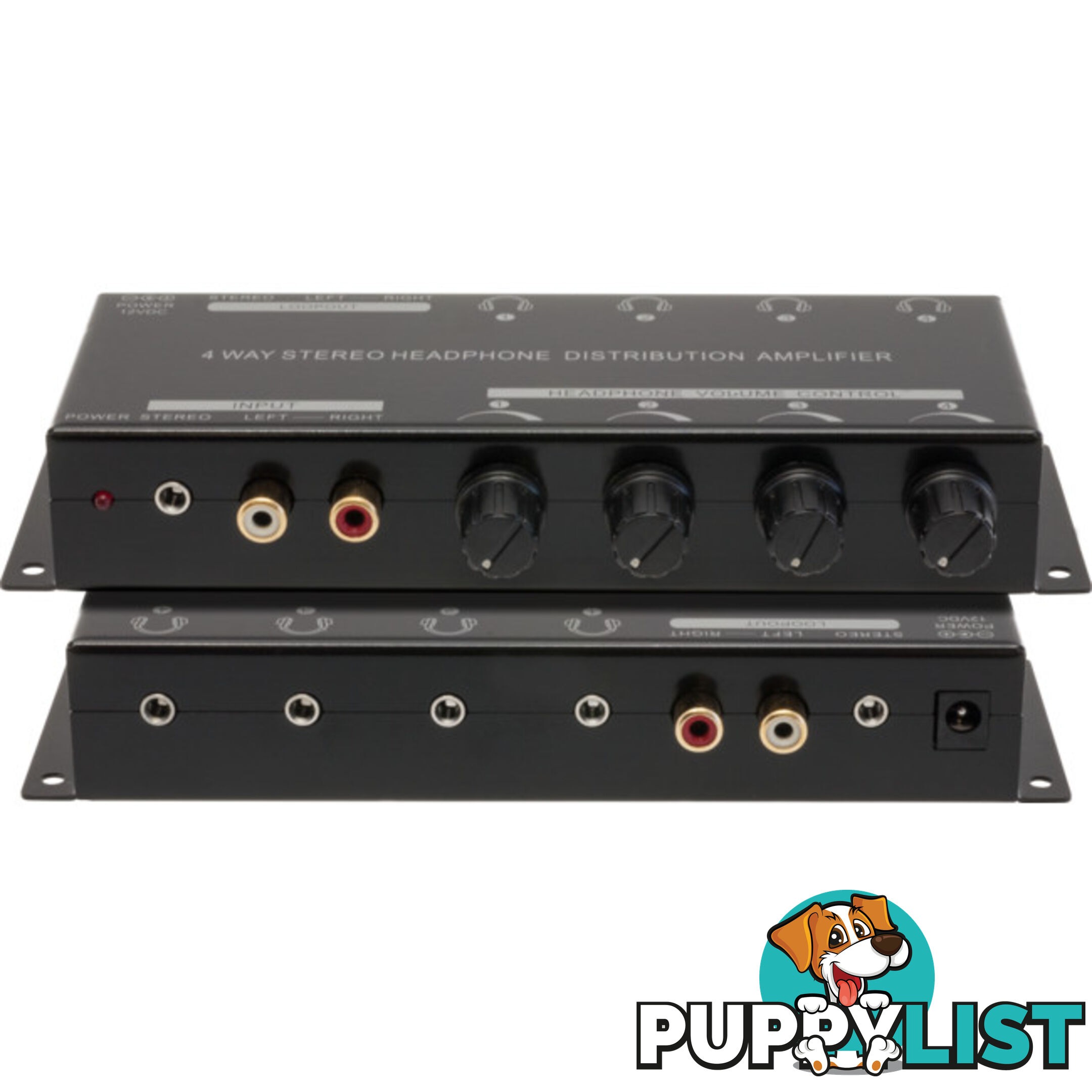 PRO1340 4-WAY HEADPHONE AMPLIFIER WITH LOOP OUT