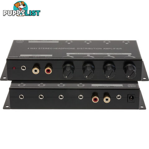 PRO1340 4-WAY HEADPHONE AMPLIFIER WITH LOOP OUT