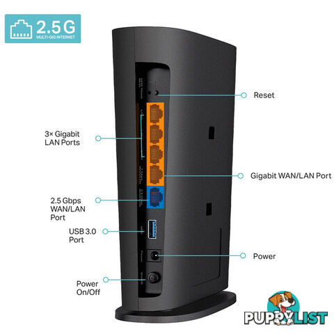 AX80 AX6000 8 STREAM WIFI6 ROUTER WITH 2.5G PORT