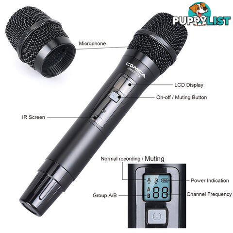 WM300HTX UHF WIRELESS MICROPHONE ONE TRANSMITTER