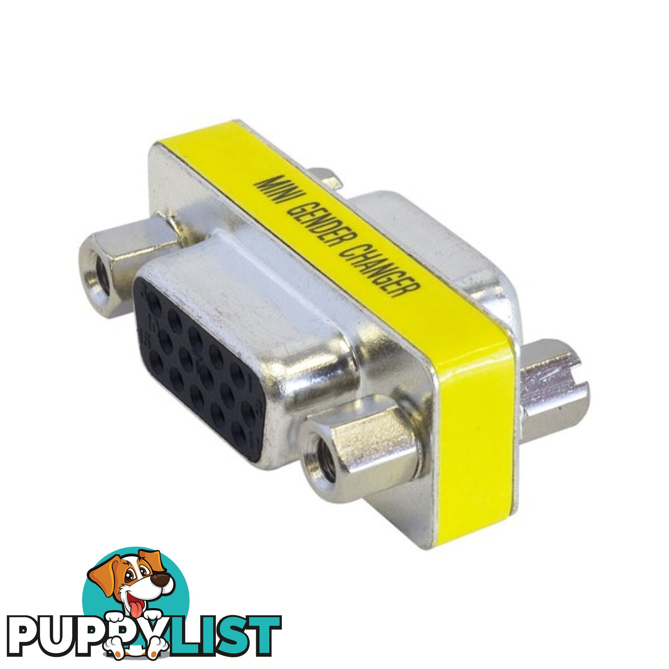 PJ7017 HD15 PIN VGA SOCKET TO SOCKET HIGH DENSITY GENDER BENDER