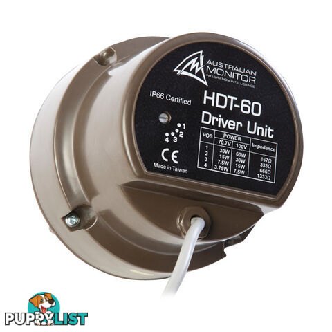 LHD60 60W 100V HORN DRIVER REQUIRES H16 OR HK16 FLARE