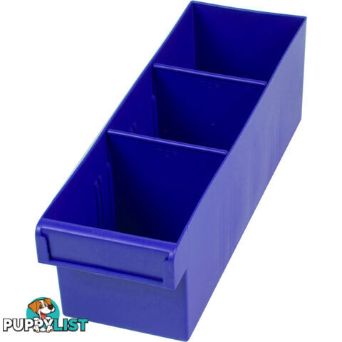 1H012B BLUE 300MM MEDIUM PARTS TRAY STORAGE DRAWER WITH DIVIDERS