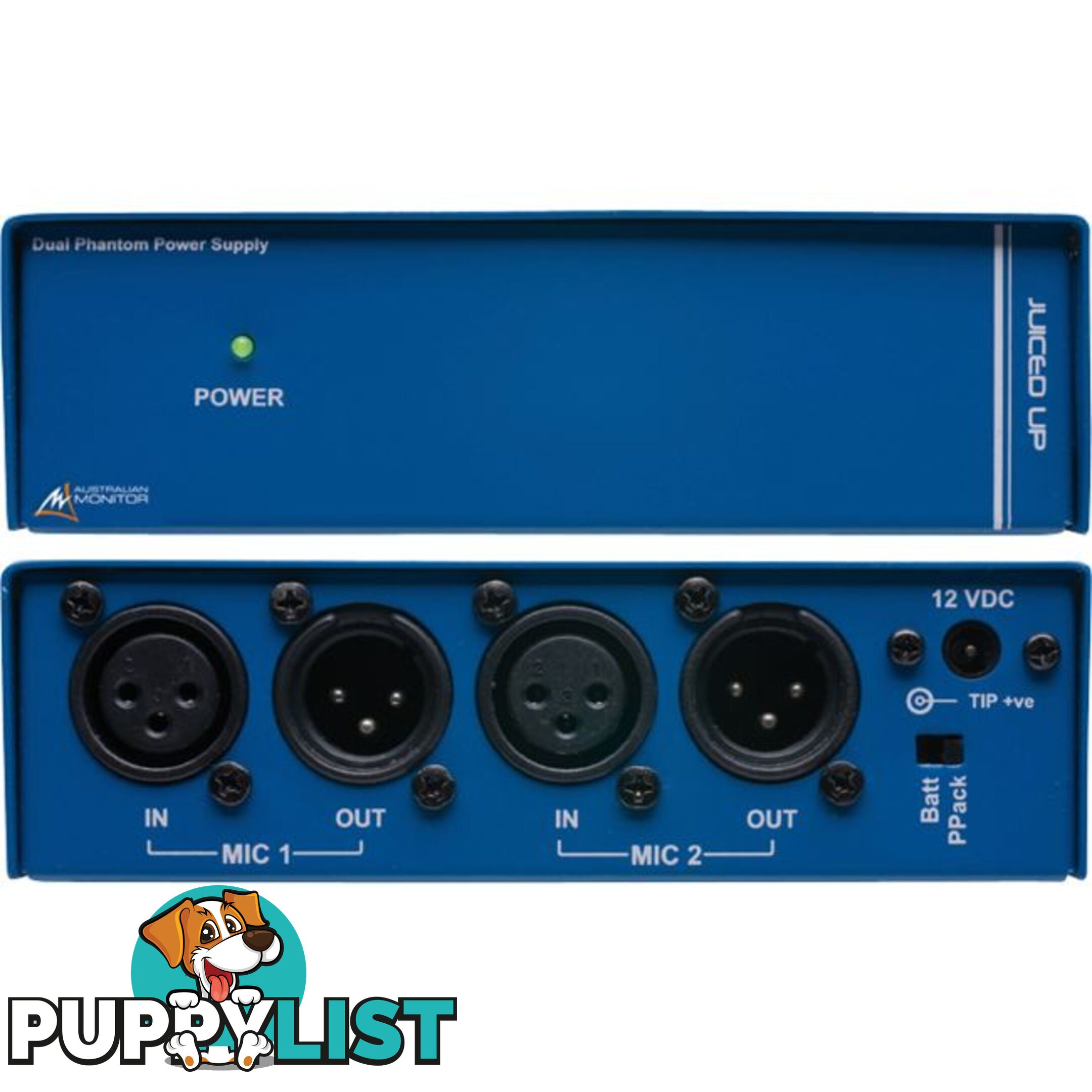 JUICEDUP DUAL PHANTOM POWER SUPPLY AUSTRALIAN MONITOR