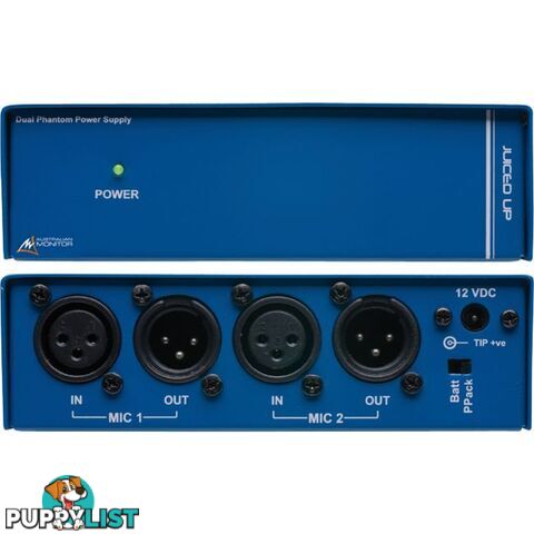 JUICEDUP DUAL PHANTOM POWER SUPPLY AUSTRALIAN MONITOR