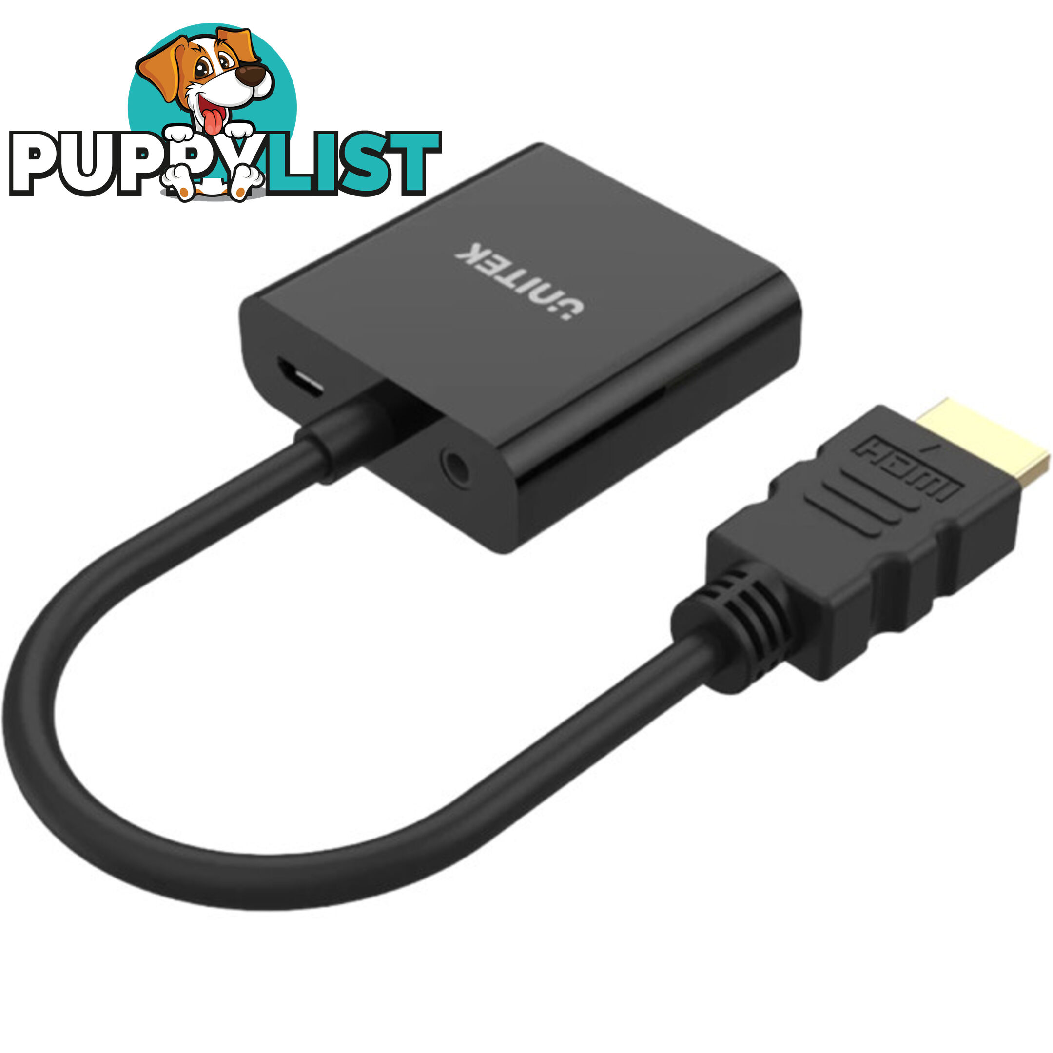 Y6333 HDMI TO VGA ADAPTER WITH AUDIO POWER PORT