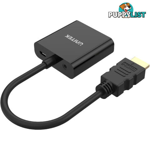 Y6333 HDMI TO VGA ADAPTER WITH AUDIO POWER PORT