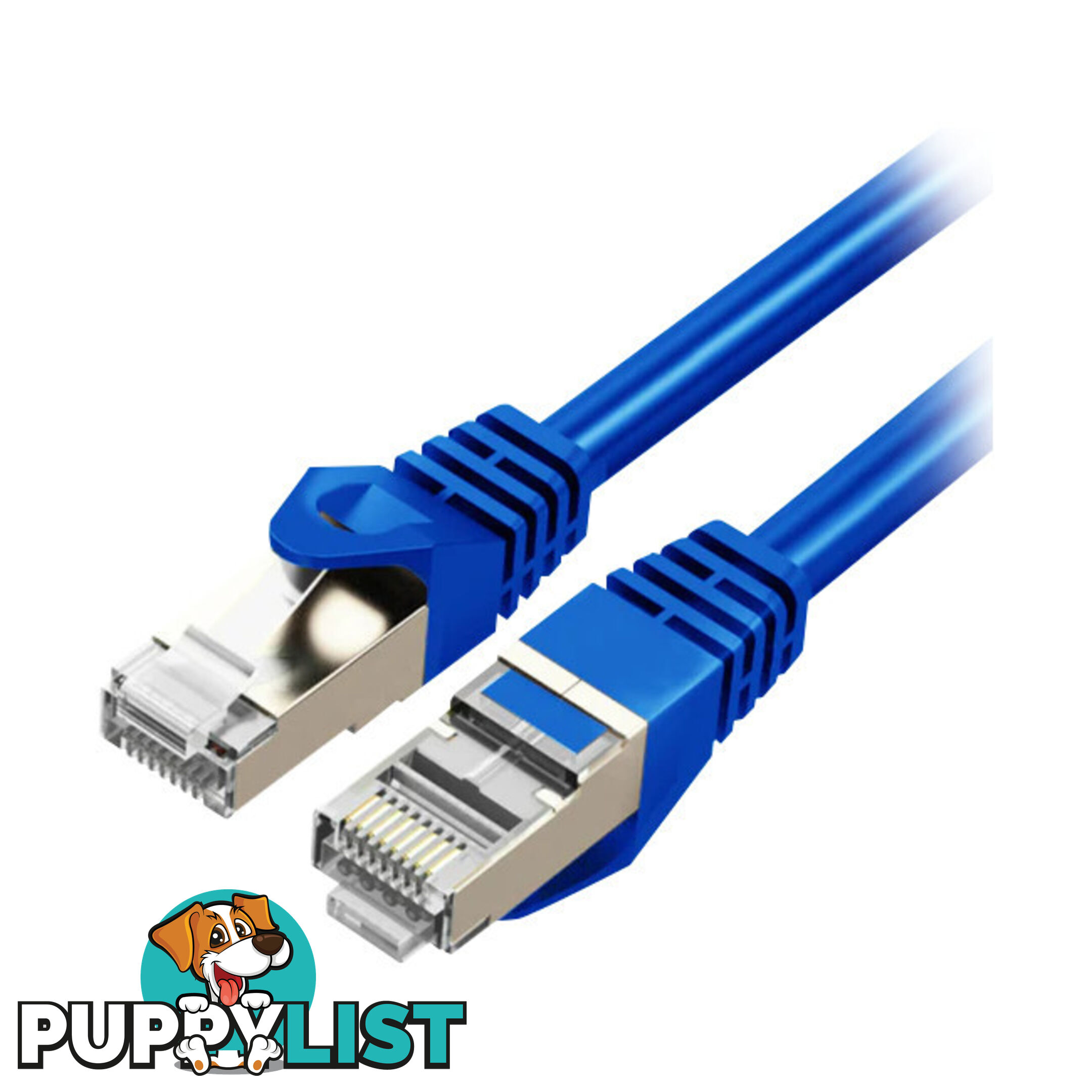 LC8018 30M CAT7 10GBE ETHERNET CABLE BLUE TRIPLE SHIELDING