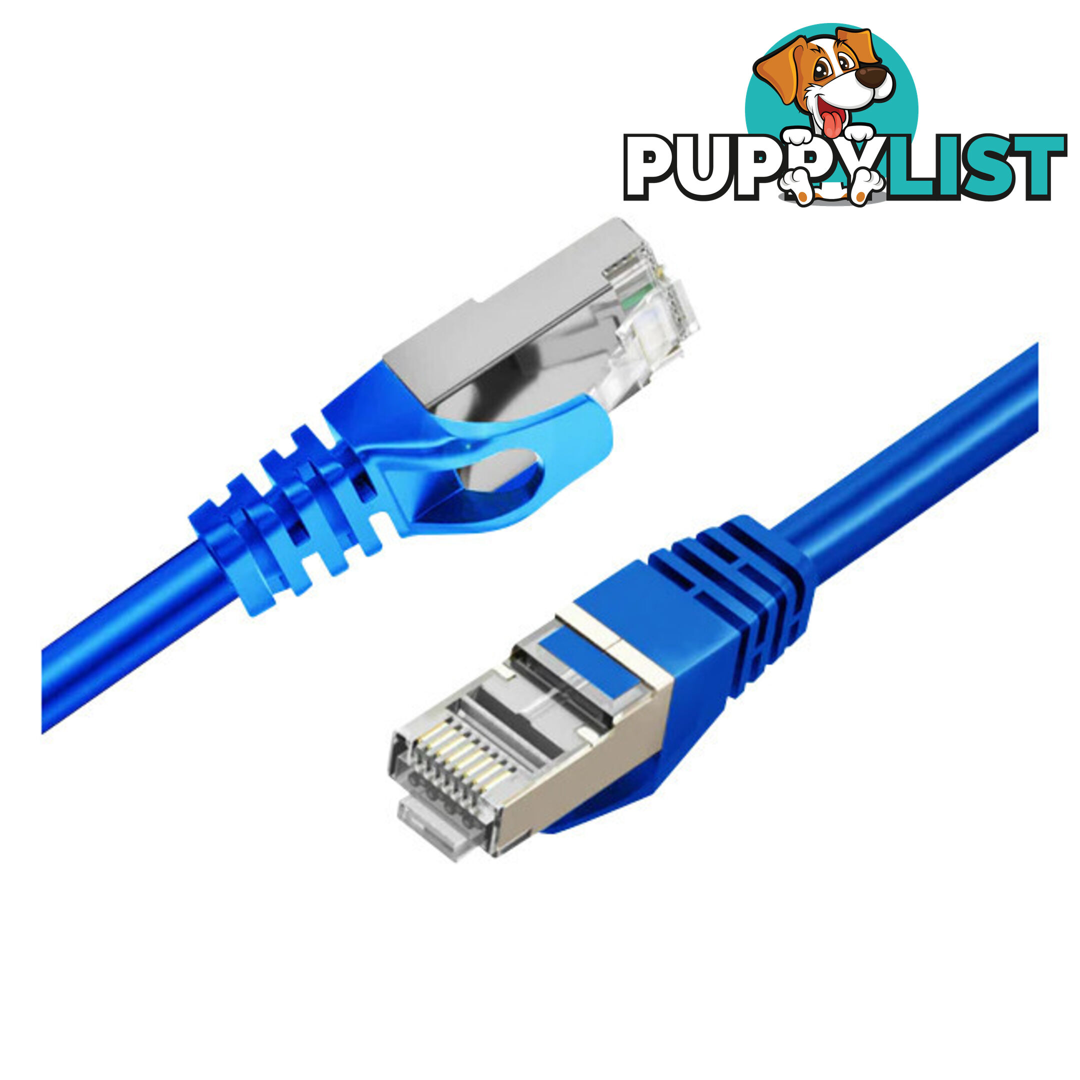 LC8018 30M CAT7 10GBE ETHERNET CABLE BLUE TRIPLE SHIELDING