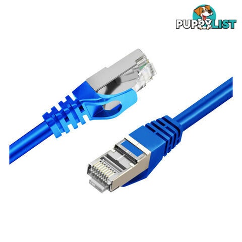 LC8018 30M CAT7 10GBE ETHERNET CABLE BLUE TRIPLE SHIELDING