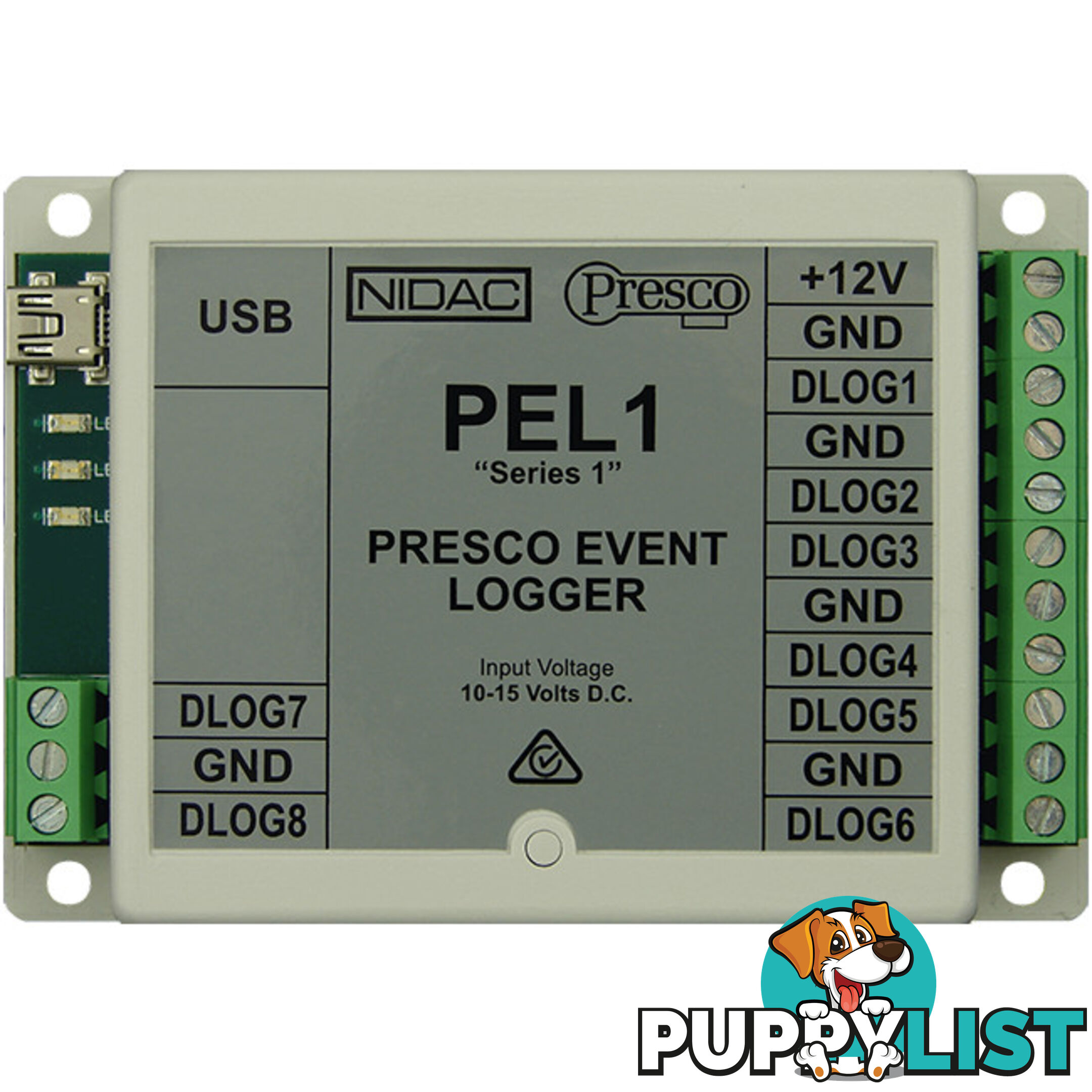 PEL1 DOOR ACCESS EVENT LOGGER NP-PEL1 PRESCO