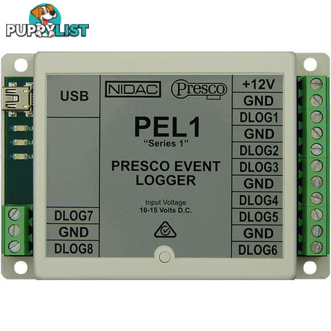 PEL1 DOOR ACCESS EVENT LOGGER NP-PEL1 PRESCO