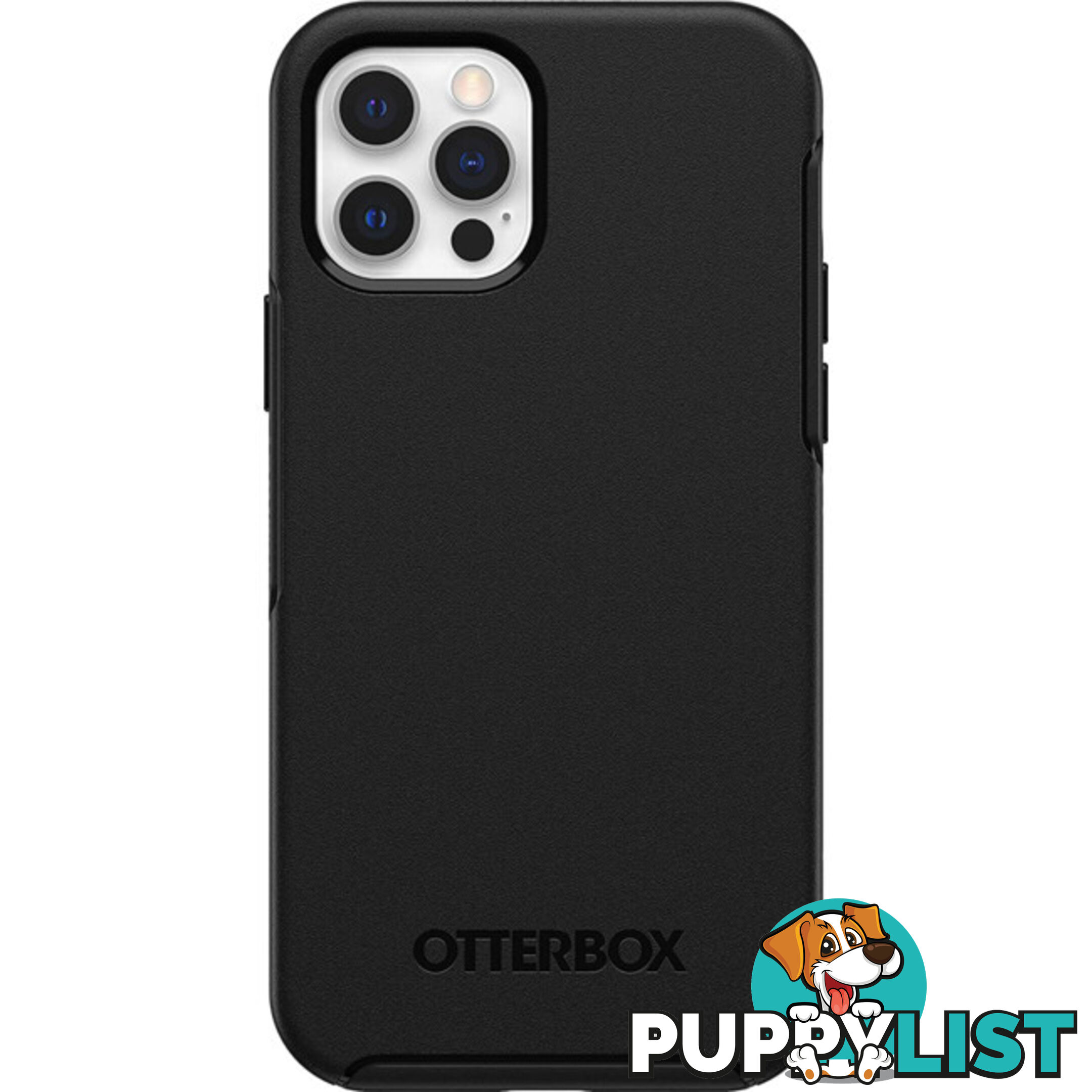 IPH12SB IPHONE 12 AND PRO CASE BLACK SYMMETRY SERIES