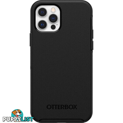 IPH12SB IPHONE 12 AND PRO CASE BLACK SYMMETRY SERIES