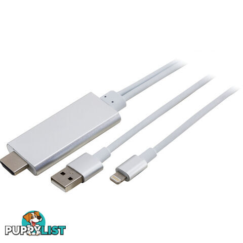 8P2HDMI LIGHTNING TO HDMI ADAPTER LEAD IPHONE 5/6 IPAD 8 PIN TO HDMI