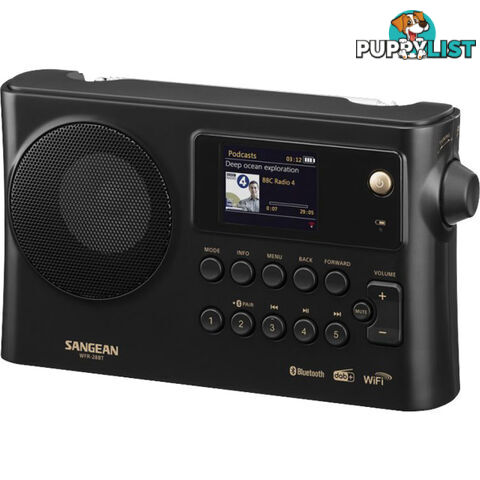 WFR28BTMB INTERNET & DAB+ PORTABLE RADIO NETWORK MUSIC PLAYER - BLACK