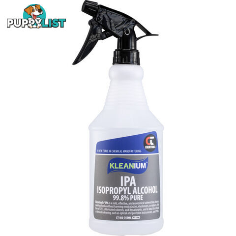 ISO700 700ML 99.8% ISOPROPYL ALCOHOL 750ML TRIGGER BOTTLE