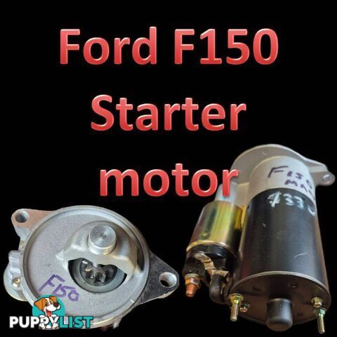 Ford F series Starters and alternator