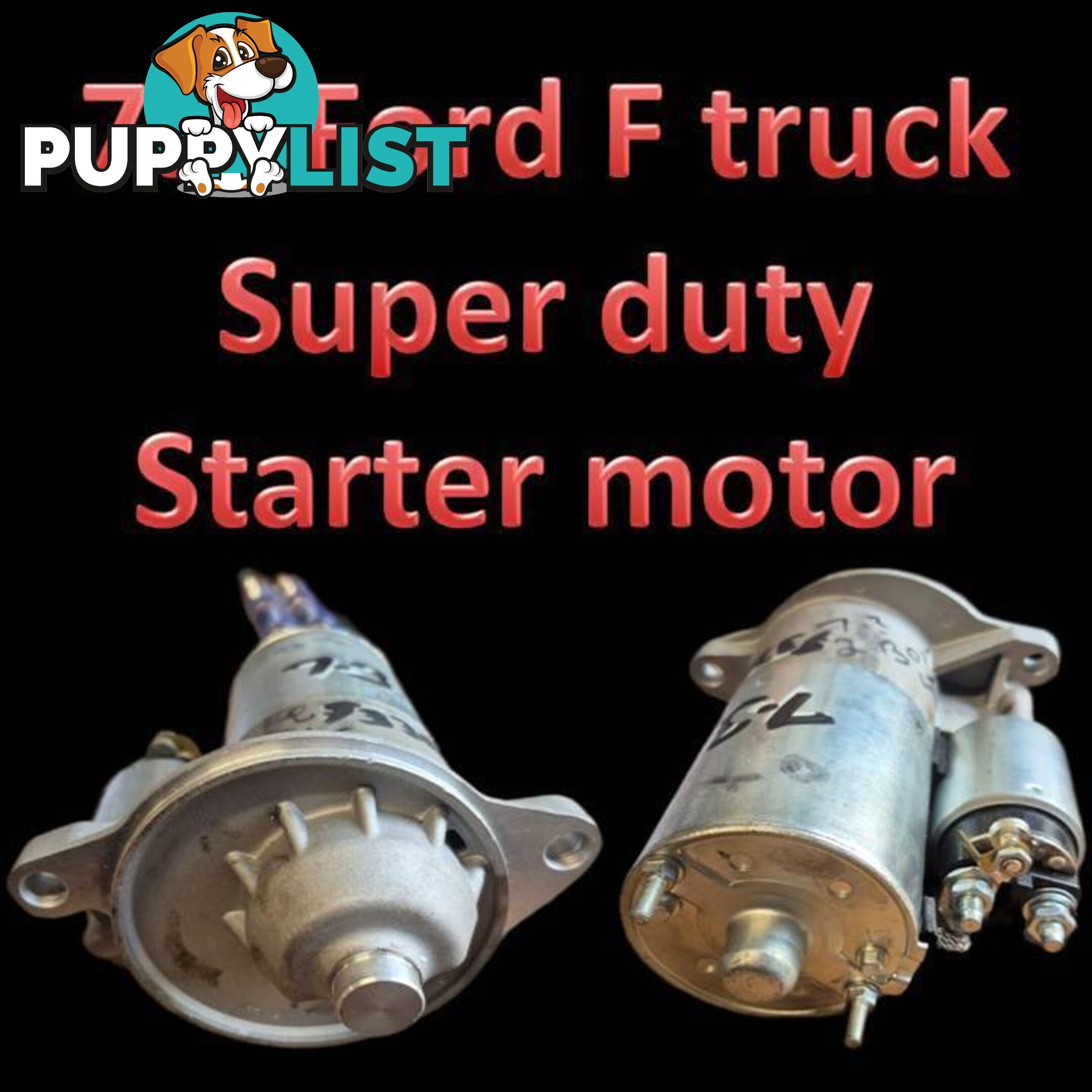 Ford F series Starters and alternator