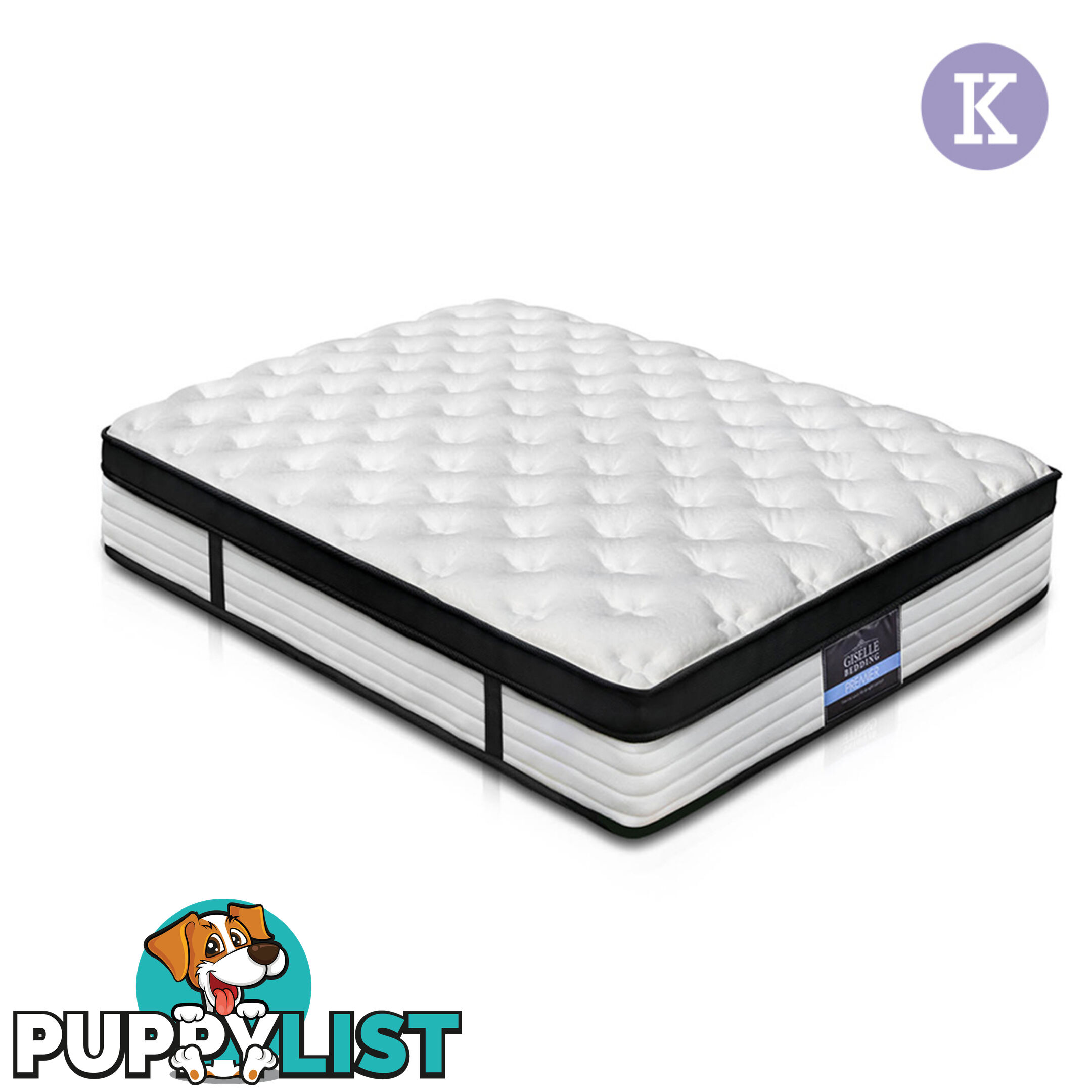 Giselle Bedding Euro Top Mattress - King