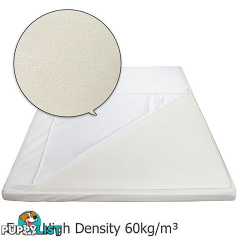 8cm Visco Elastic Memory Foam Mattress Topper Extra High Density Underlay Double